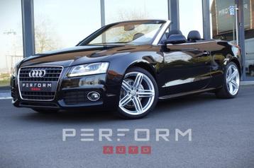 AUDI A5 CABRIO 1.8 TFSI*S-LINE*LAGE TAKS* +  1J GARANTIE beschikbaar voor biedingen