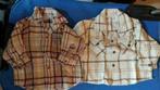 flanellen hemden maat 74, Kinderen en Baby's, Babykleding | Maat 74, Gebruikt, Ophalen of Verzenden, Overhemdje of Bloesje, ANDERE