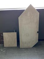 2 tabletten in natuursteen BEAUVALLON 3 cm dik. Perfecte st., Ophalen, 40 tot 60 cm, Overige typen, Zo goed als nieuw