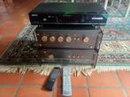 Muziekinstalatie, versterker + videospeler + TV, Ophalen, Gebruikt