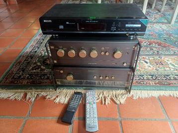 Muziekinstalatie, versterker + videospeler + TV beschikbaar voor biedingen