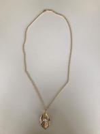 Nieuwe halsketting, vorm van een blad met parel, goudkleurig, Bijoux, Sacs & Beauté, Colliers, Synthétique, Enlèvement ou Envoi