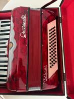 Accordeon Crucianelli video 48, Muziek en Instrumenten, Accordeons, Met koffer, Toetsaccordeon, Zo goed als nieuw, Ophalen
