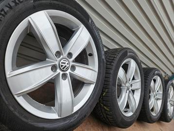 17 inch originele Vw Passat Touran Caddy T-Roc velgen banden, Enlèvement ou Envoi, Volkswagen