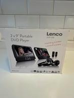 Lenco DVD speler met 2 schermen 9 inch, Audio, Tv en Foto, Overige merken, Dvd-speler, Gebruikt, Ophalen of Verzenden