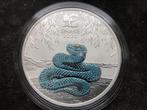 2025 Australia - Lunar III Snake - 1 oz color silver, Ophalen of Verzenden, Losse munt, Zilver
