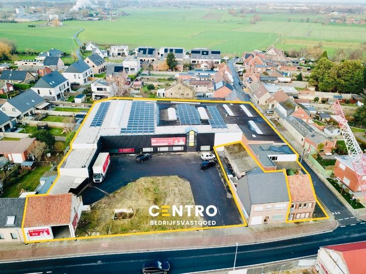 TE KOOP - Handelspand, Immo, Maisons à vendre, Province de Flandre-Occidentale, 1500 m² ou plus, Habitation avec espace professionnel