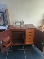 Ingebouwde naaimachine kast, Hobby en Vrije tijd, Ophalen, Gebruikt, Naaimachine, Overige merken