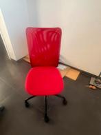 chaise de bureau, Enlèvement, Utilisé, Rouge, Chaise de bureau