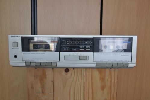 Double Stereo Cassette Deck TechnicsRS-D550W, Audio, Tv en Foto, Cassettedecks, Dubbel, Overige merken, High speed dubbing, Tape counter
