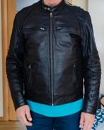Veste homme CUIR noir . taille XL, Kleding | Heren, Jassen | Zomer, Ophalen of Verzenden, Zwart