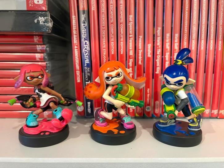 3 x Amiibos Splatoon, Consoles de jeu & Jeux vidéo, Jeux | Nintendo Switch, Comme neuf, Enlèvement ou Envoi