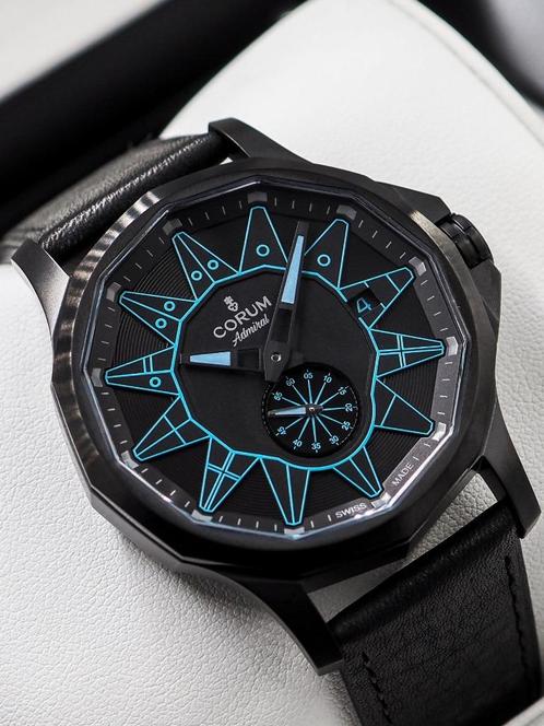Corum - Admiral's Cup 2025, Handtassen en Accessoires, Horloges | Heren, Nieuw, Polshorloge, Overige merken, Staal, Leer, Ophalen of Verzenden