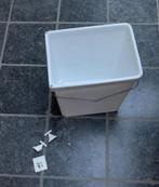 Vuilbakje om in kast te hangen - IKEA, Enlèvement ou Envoi, Utilisé, Blanc
