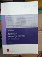 Familiaal vermogensrecht, Boeken, Ophalen of Verzenden, Nieuw, Hogeschool