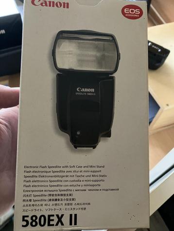 Flash Canon Speedlite 580EX II, Envoi, Comme neuf, Canon
