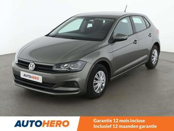 Volkswagen Polo 1.0 Trendline (bj 2018), Auto's, Stof, Gebruikt, Euro 6, Zilver of Grijs