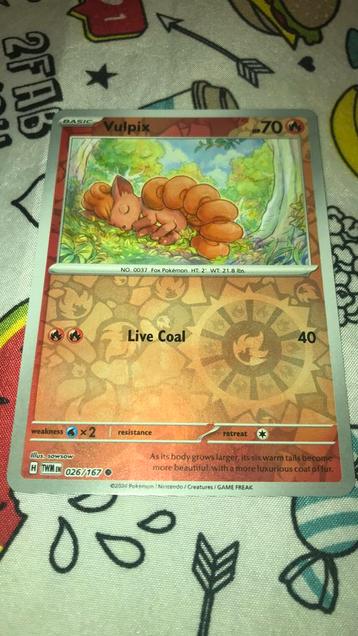 026 vulpix Twilight masquerade, Envoi