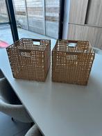 DOORZICHTIGE RIETEN MANDEN, Fietsen en Brommers, Fietsaccessoires | Fietsmanden, Ophalen, Zo goed als nieuw