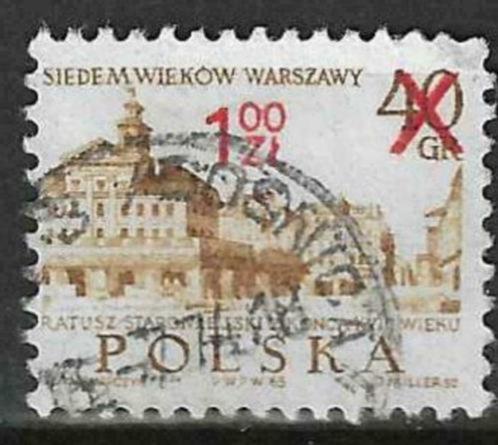 Polen 1972 - Yvert 2043 - 700 Jaar Warschau met opdruk (ST), Timbres & Monnaies, Timbres | Europe | Autre, Affranchi, Pologne