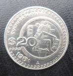 1981 20 pesos Mexique - port 3,50 euros par courrier, Verzenden, Midden-Amerika, Losse munt