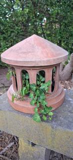 Vintage terracotta schoorsteenpot/chimney - tuinornament, Antiek en Kunst, Curiosa en Brocante, Ophalen of Verzenden