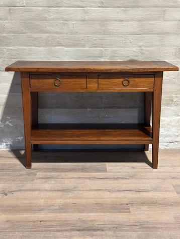 Sidetable met 2 lades - 120 x 45 cm + 78 cm hoog beschikbaar voor biedingen