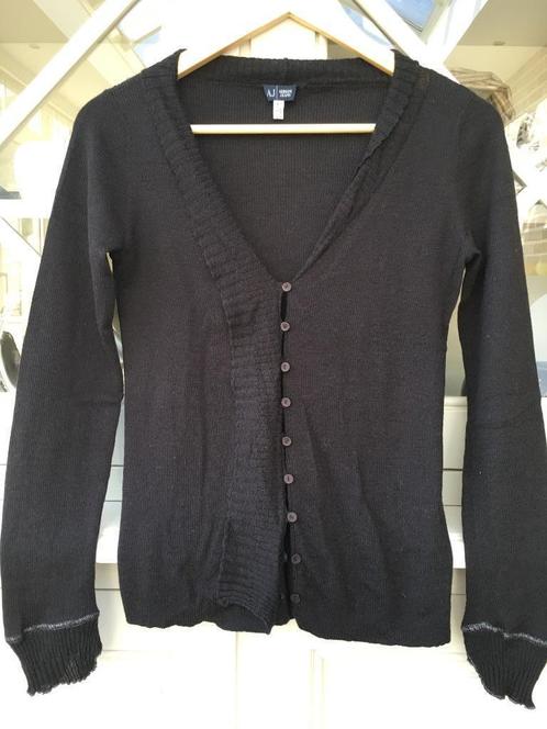 Leuk Bruin bloesje, vestje armani, Kleding | Dames, Truien en Vesten, Zo goed als nieuw, Bruin, Verzenden