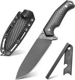 survivalmes | D2 staal | jachtmes | GRATIS LEVERING, Neuf, -, -, LOTHAR