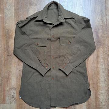 WW2 US origineel GENAAMD hemd officieren