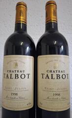 2 Château Talbot 4è GCC Saint Julien 1998, Ophalen, Frankrijk, Rode wijn