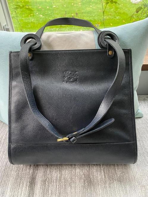 Sac à main en cuir bleu-marine IL BISONTE, Bijoux, Sacs & Beauté, Sacs | Sacs Femme, Comme neuf, Sac à main, Bleu, Enlèvement ou Envoi