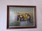 2 afbeeldingen Jean-François Millet: Arenleesters en Angelus, Ophalen