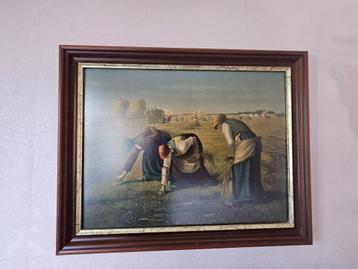 2 afbeeldingen Jean-François Millet: Arenleesters en Angelus beschikbaar voor biedingen
