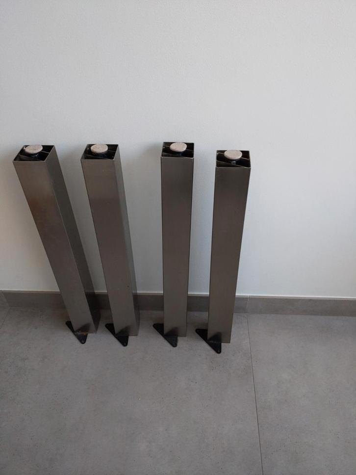 Tafelpoten set van 4, Huis en Inrichting, Tafelonderdelen, Zo goed als nieuw, Tafelblad, Ophalen
