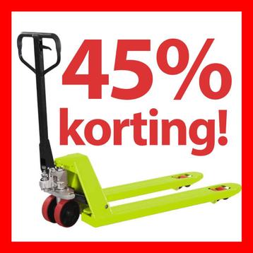 6 hand palletwagens met hoge korting! beschikbaar voor biedingen