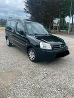 PEUGEOT PARTNER 1.4 BENZINE 2007 180000KM EN KEURING VERKOOP, Voorwielaandrijving, Stof, Zwart, 5 zetels