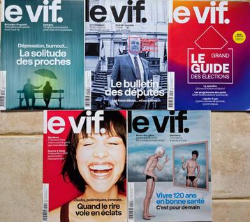Le Vif tijdschriften beschikbaar voor biedingen