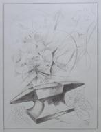 JORIS MINNE / EVOCATION / ORIGINEEL WERK / 51x34cm / MONO, Verzenden