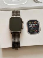 Apple Watch Ultra 2 met Milanese Titanium bandje/ als nieuw!, Handtassen en Accessoires, Smartwatches, Ophalen, Zo goed als nieuw