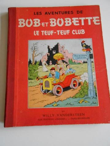 Suske en Wiske , Le Teuf-Teuf Club. 1ste druk 1954 (Frans) beschikbaar voor biedingen