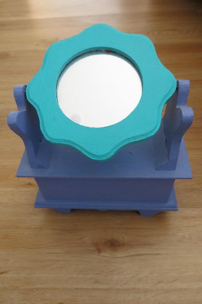 Boite à bijoux avec miroir, Hobby en Vrije tijd, Knutselen, Gebruikt, Overige typen, Ophalen of Verzenden