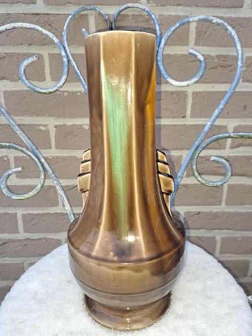 Wasmuël aardewerk - Grote iriserende keramische vaas F-42, Antiek en Kunst, Antiek | Keramiek en Aardewerk, Ophalen of Verzenden