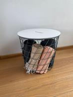 Table / Panier de rangement, Maison & Meubles, Rond, Moins de 55 cm, Comme neuf, Enlèvement