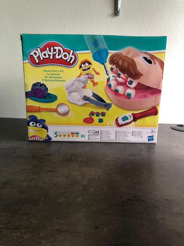 Speelset play-doh tandarts, Kinderen en Baby's, Speelgoed | Overig, Zo goed als nieuw, Ophalen