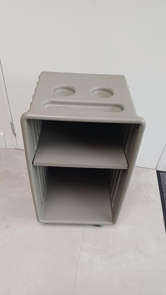 Vintage Grey Didrik IKEA nachtkastje -  rolkar, Huis en Inrichting, Kasten | Overige, Zo goed als nieuw, Ophalen of Verzenden