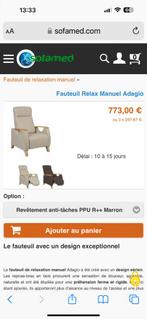 Fauteuil médical releveur 1 moteur électrique, Divers, Comme neuf, Enlèvement