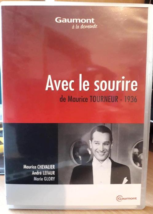 DVD Avec le sourire / Maurice Chevalier, Cd's en Dvd's, Dvd's | Klassiekers, Zo goed als nieuw, Komedie, Ophalen
