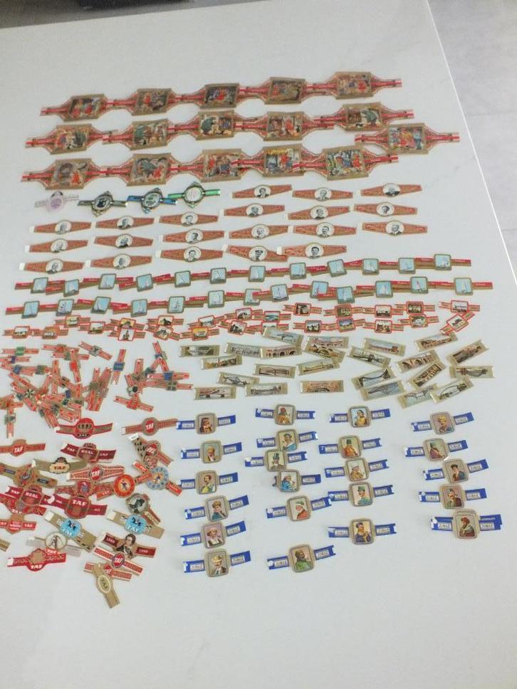 Sigarenbanden collectie 4, Verzamelen, Rookartikelen, Aanstekers en Luciferdoosjes, Nieuw, Sigarenbandjes, Ophalen of Verzenden