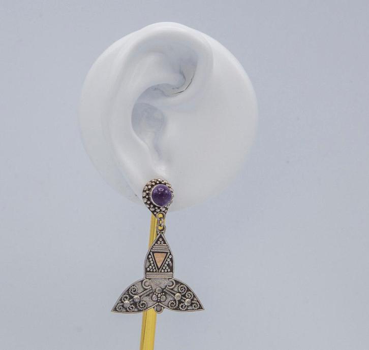 Boucles d'oreilles balinaises authentiques en argent, Bijoux, Sacs & Beauté, Boucles d'oreilles, Neuf, Puces ou Clous, Argent